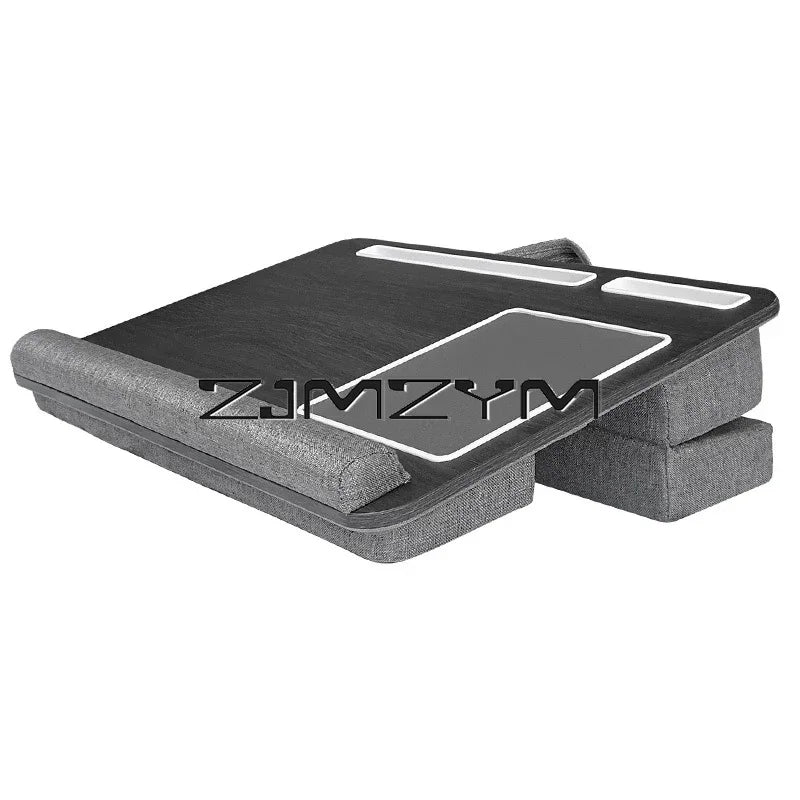 Lap Desk With Pillow Cushion Portable Laptop Desk With Wrist Rest, Mouse Pad, Phone Holder Computer Laptop Stand