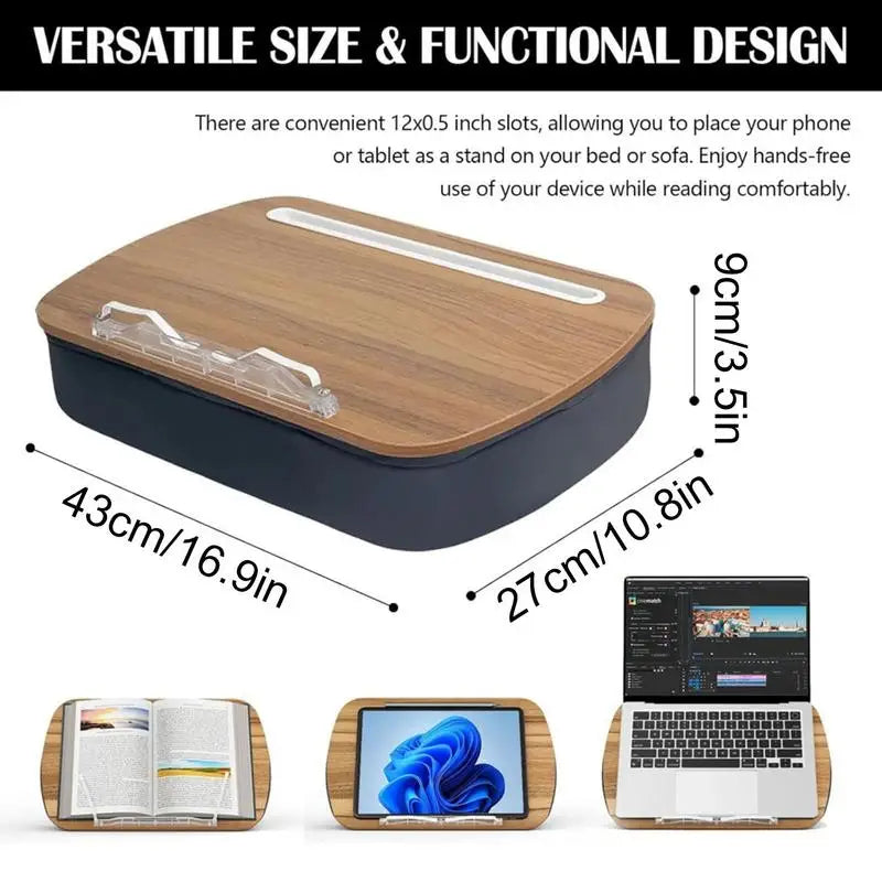 Book Pillow Stand Soft Foam Beanbag Reading Book Pillow Adjustable Viewing Angle Stand Pillow For Minimize Neck Strain