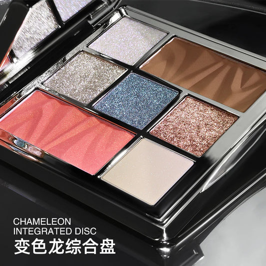 Sheeneffect Original High-end Makeup Products Mixed Stunning Eyeshadow&Blush&Contour Palette Beauty Cosmetics