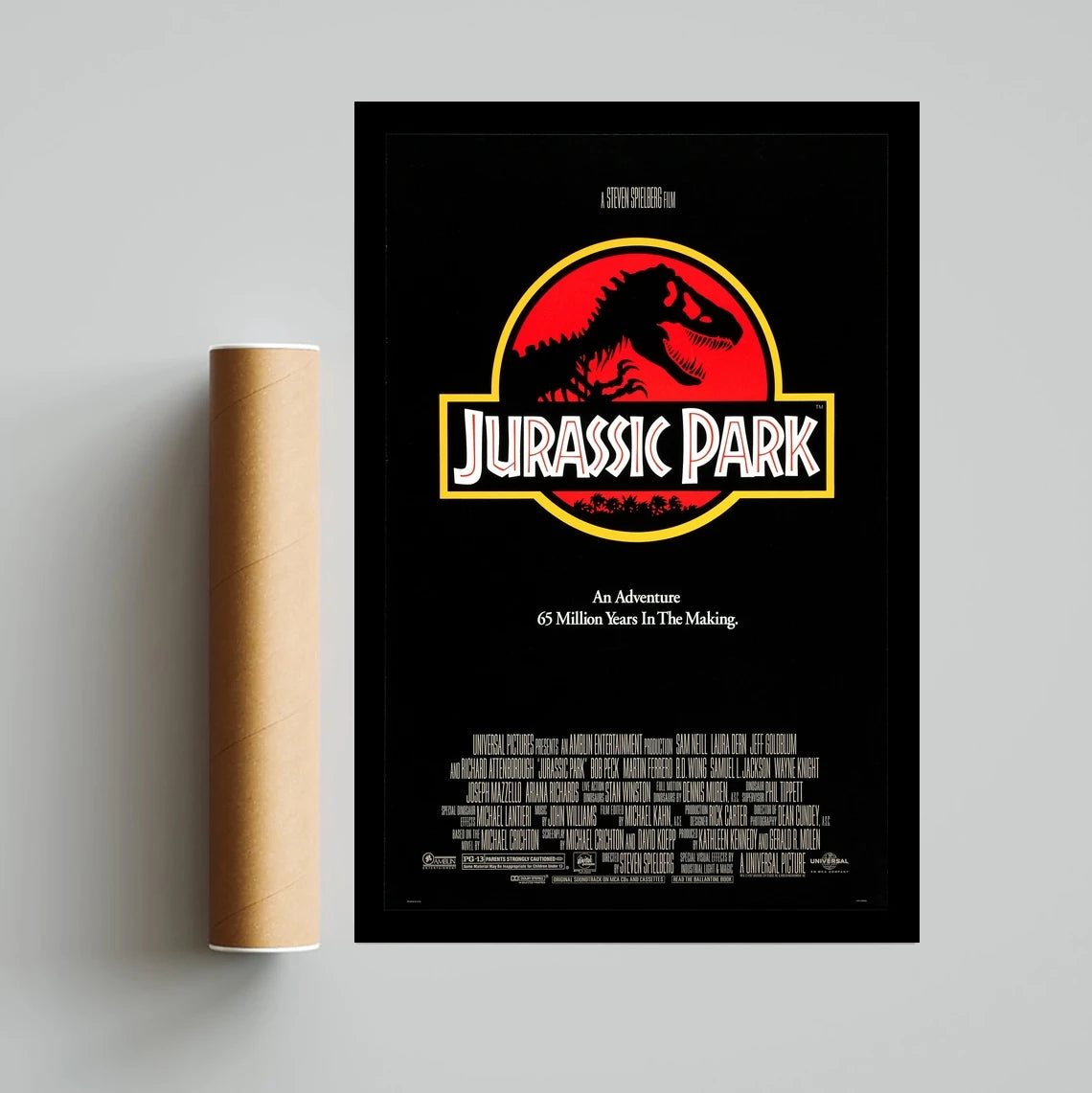 Jurassic Park Classic Movie Poster Canvas Print Home Decoration Wall Painting ( No Frame )