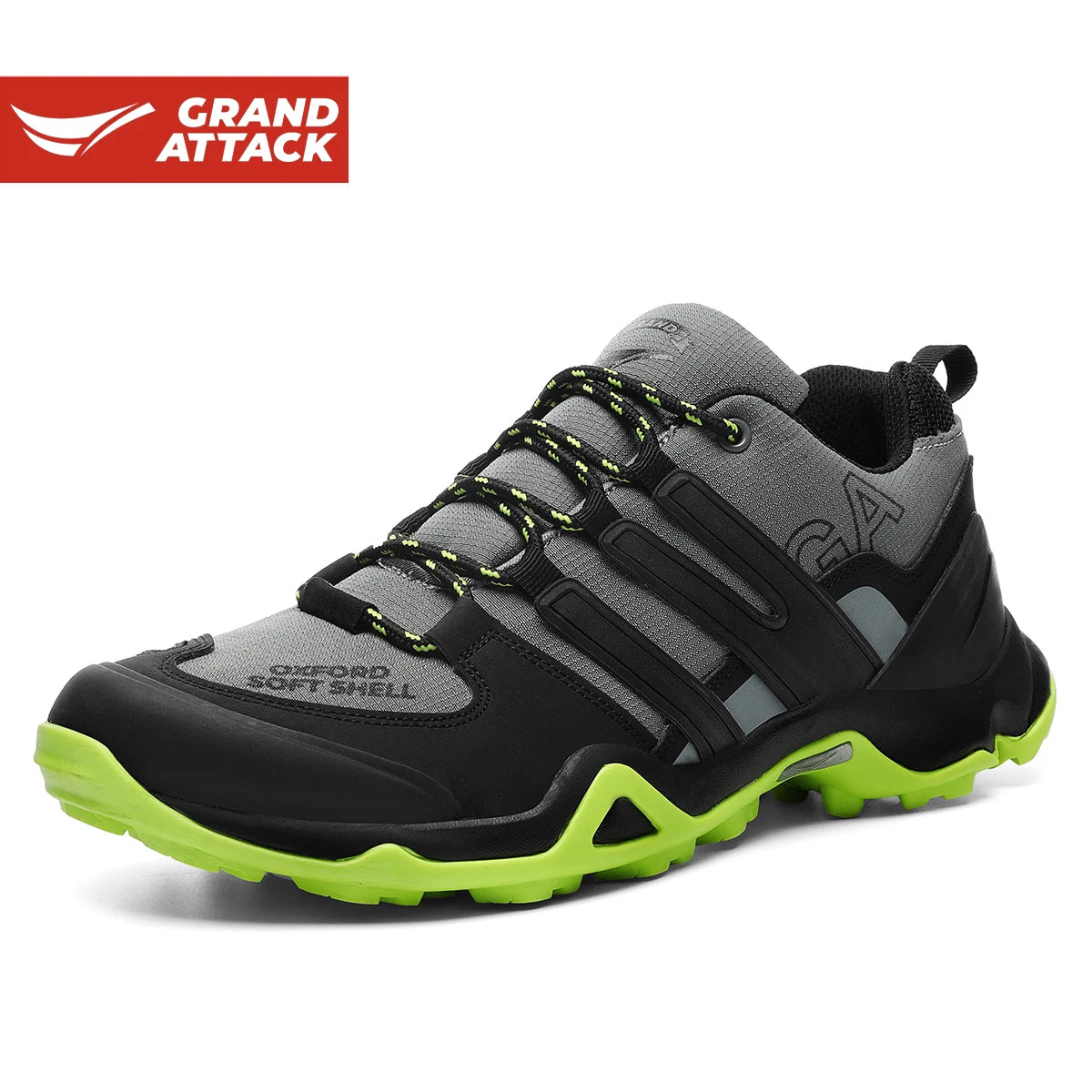 Grand Attack GA Men's Outdoor Shoes Man Waterproof Sport Hiking Walking Sneakers Male Non Slip Camping Trekking shoe Sneaker