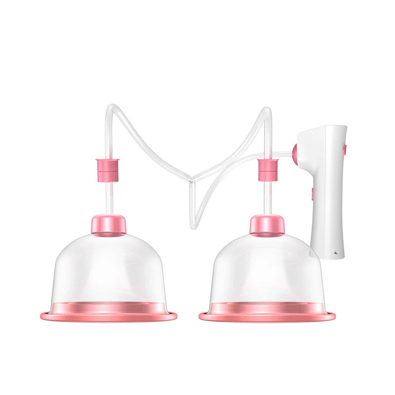 Double Cup Breast Massager Breast Enhancement Massager Dredge Breast Enlargement Vacuum Breast Augmentation Device