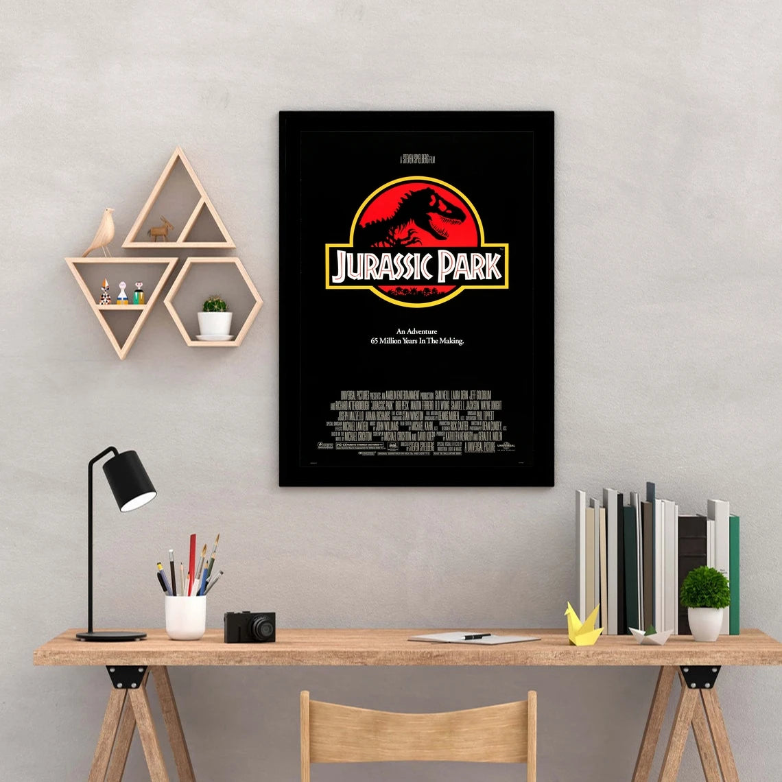 Jurassic Park Classic Movie Poster Canvas Print Home Decoration Wall Painting ( No Frame )