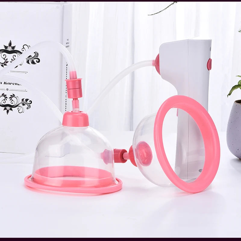 Double Cup Breast Massager Breast Enhancement Massager Dredge Breast Enlargement Vacuum Breast Augmentation Device