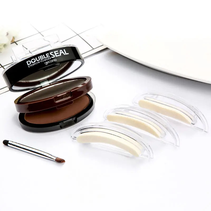 Eyebrow Shadow Set Eyebrow Powder Seal Waterproof Eyebrow Stamp Natural Shape Brow Stamp Powder Quick Makeup Kit beauty health