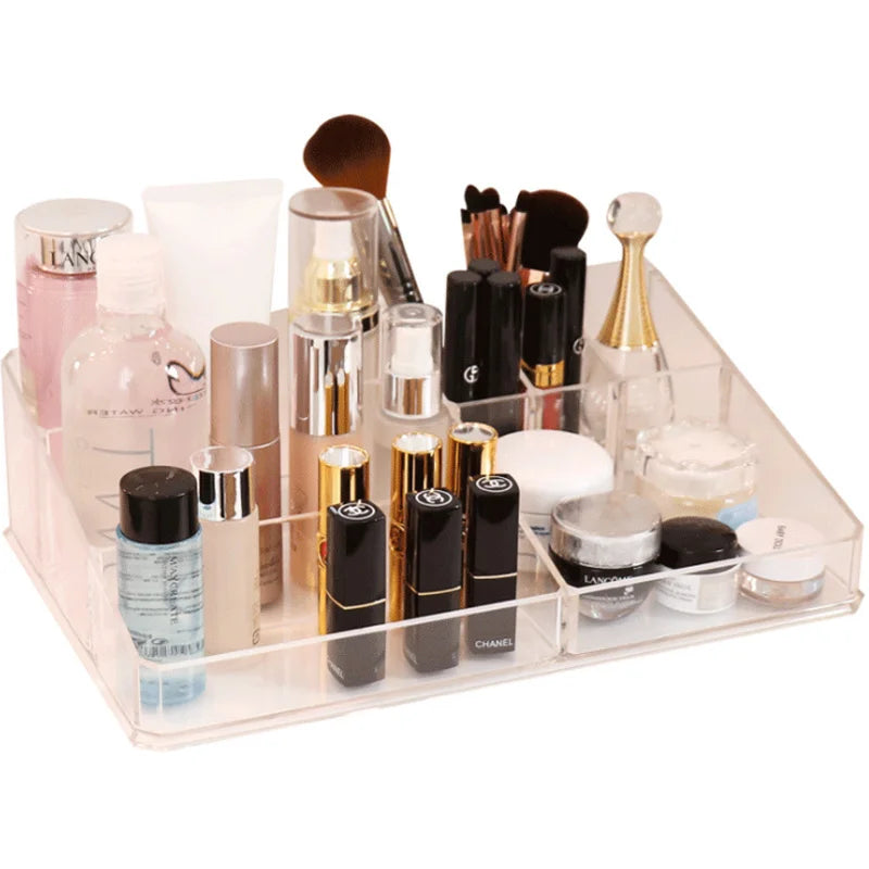 Drawer Transparent Makeup Storage Box Lipstick Skin Care Product Storage Box Beauty Box Nail Polish Finisher Eye Makeup Tray