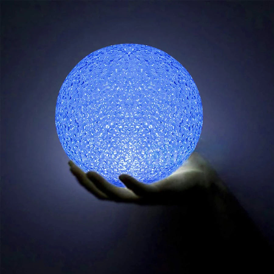 8/10/12/14CM Magic Crystal Ball Color Changing LED Night Light Toy Ball Halloween Party  Festival Table Lamp Room Decoration