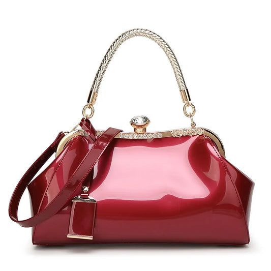 Evening Bags Patent Leather Women Handbags Fashion Women'S Shoulder Bags Ladies Clutchs Wedding Party Bags bolsa feminina