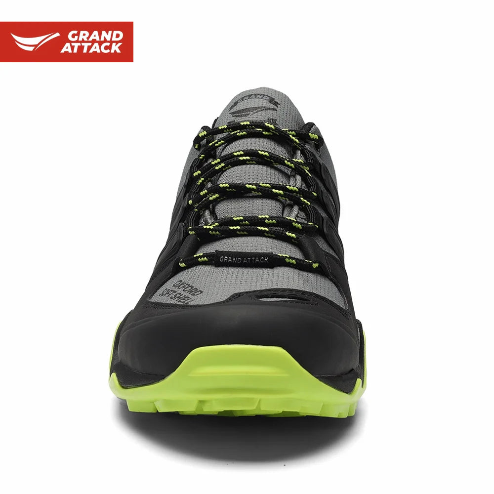 Grand Attack GA Men's Outdoor Shoes Man Waterproof Sport Hiking Walking Sneakers Male Non Slip Camping Trekking shoe Sneaker