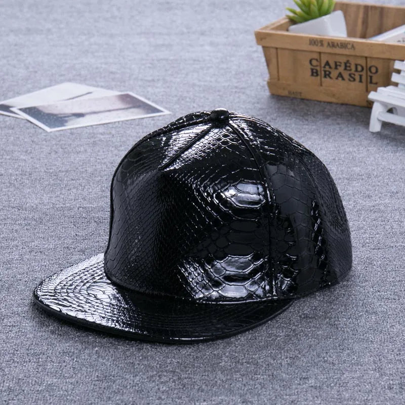 Doitbest Korea Spring Baseball Cap PU leather Hat For Men Women Teens Solid Hip Hop autumn Snapback Caps dancing Hats