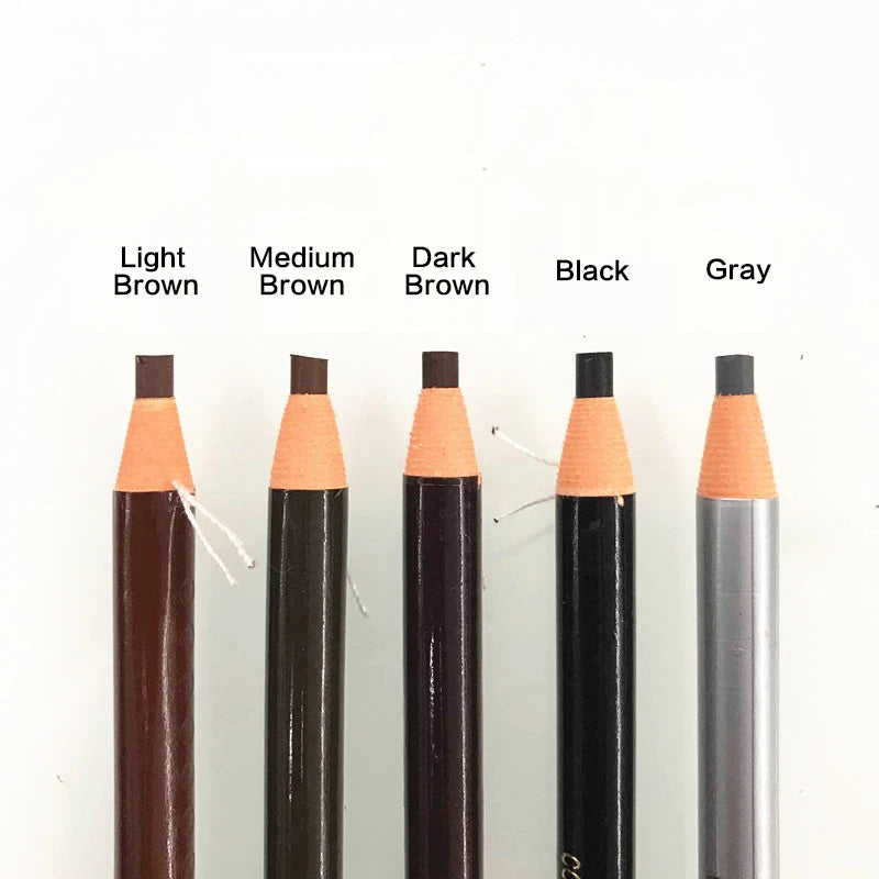 10pcs Eyebrow Pencil Cosmetics for Makeup Tint Waterproof Cosmetic Cheap Pencil Black Brown Available Natural Beauty Wholesale