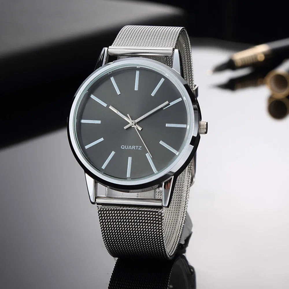 Luxury Women Watches 2023 New In Stylish Silver Minimalist Business Elegant Ladies Quartz Watch Leather Steel Clock Reloj Mujer