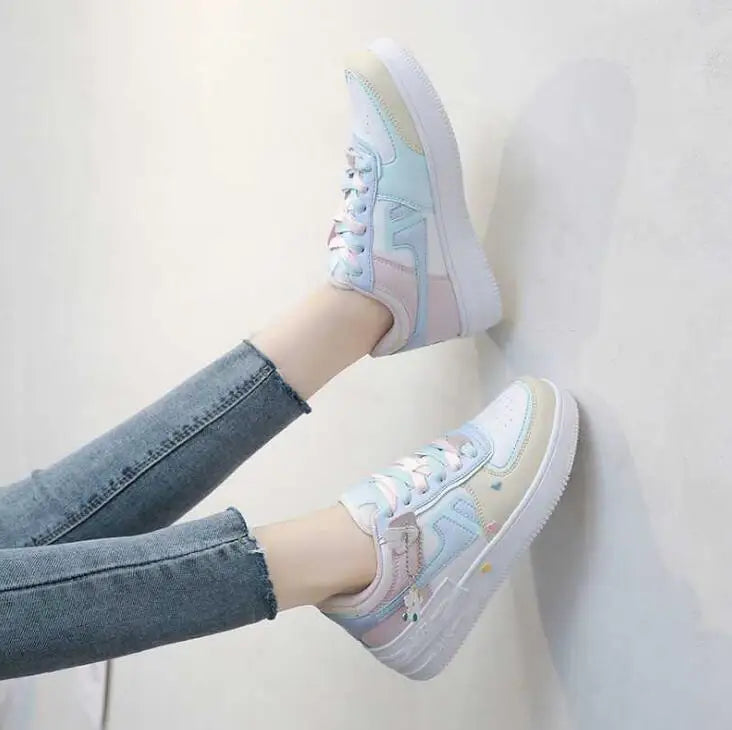 Women Sneakers Casual Shoes Cute Girl Shoes Female Shoes Comfortable Platform Flats Ladies Vulcanize Shoes