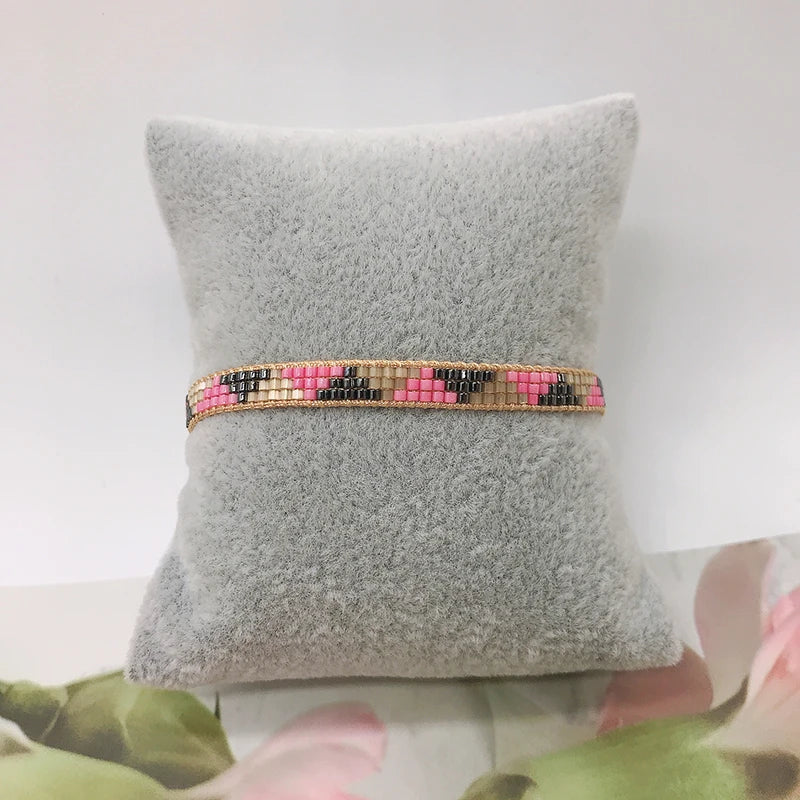 BLUESTAR Fashion Lady Simple Summer Bead Bracelets Handmade Woven MIYUKI Bead Bracelets Pulsera Mujer