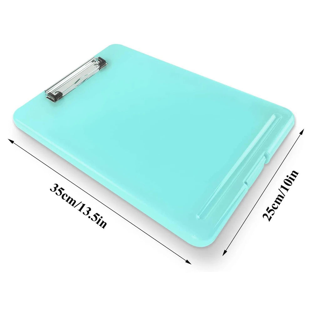 A4 Clipboard Box File Durable Waterproof Document Filing Storage Case Office Supplies