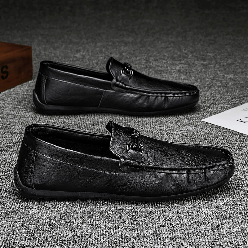 Slip-on Business Formal Wear British Casual Men's Driving Shoes