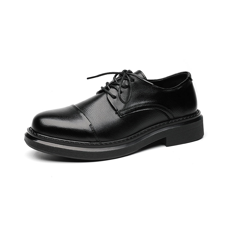 Black Casual Fancy Suit Wedding Bridegroom Leather Shoes