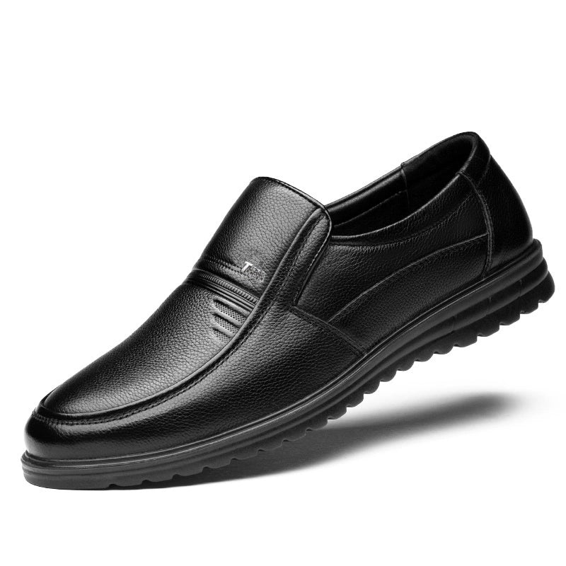 Woodpecker Formal Wear Spring and Autumn Casual Middle-Aged and Elderly Leather Shoes