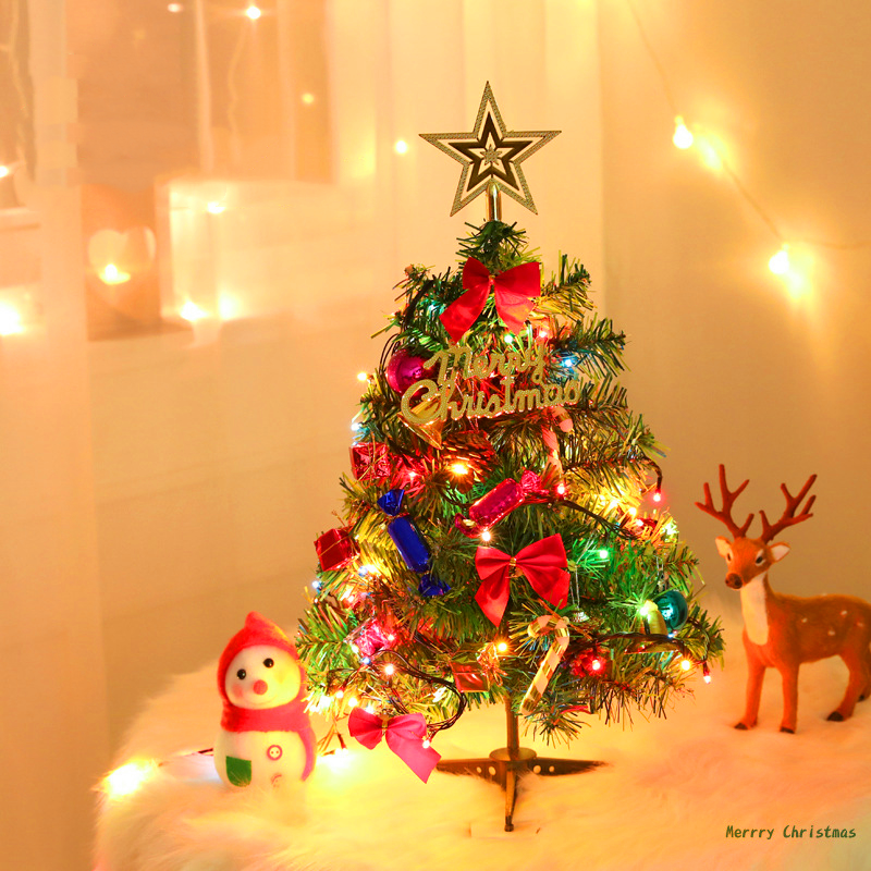 Christmas Tree 30cm Christmas Decorations Desktop Ornaments 0.9M Mini DIY Small Christmas Tree 45/60/1.2 M