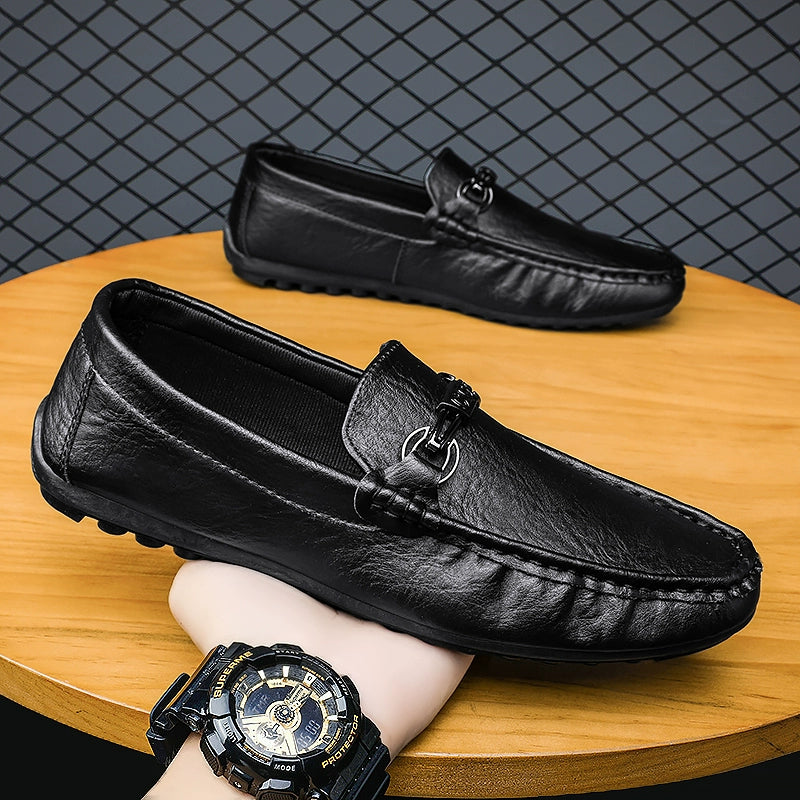 Slip-on Business Formal Wear British Casual Men's Driving Shoes