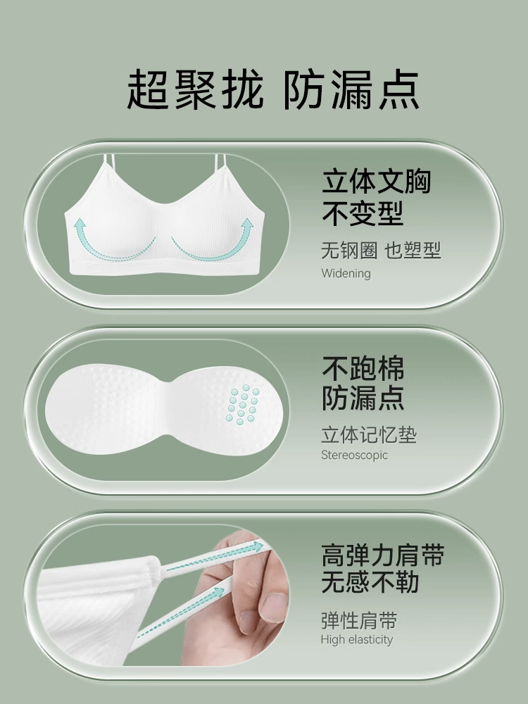 Disposable Intimates Bra Daily Disposable Women's Sterilized Underwear Pure Cotton Sterile Plus Size Disposable Bra Travel