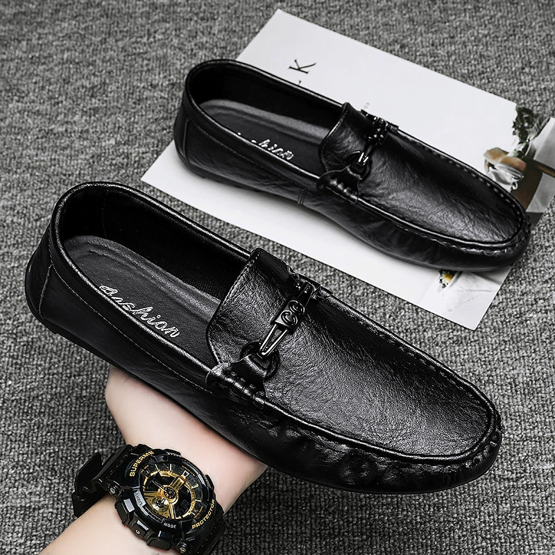 Slip-on Business Formal Wear British Casual Men's Driving Shoes