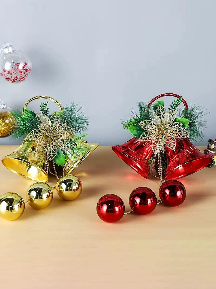 Christmas Decoration Large and Small Bell Garland Props