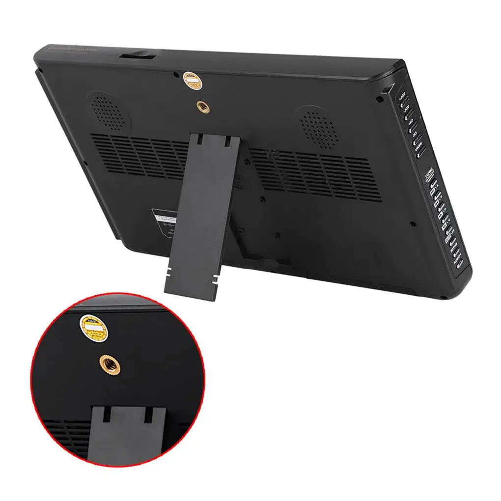 US Plug Portable Television 1080P Music Memory Card VGA E-book Video Player Rechargeable Multifunctional Screen TV