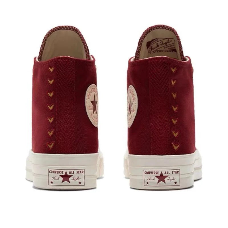 Converse Chuck Taylor All Star 1970s trendy, versatile, anti slip, wear-resistant high top canvas shoes for men and women