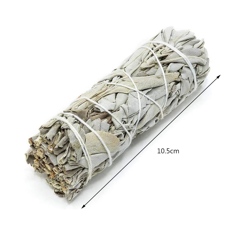 Natural White Sage Bundle Incense Stick Purification Smoky Indoor Purification Smoky Home Cleaning Sage Incense Aromatherapy