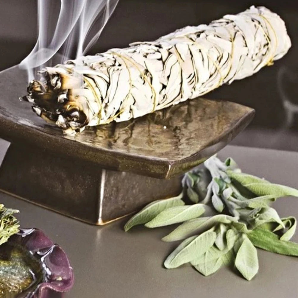 Natural White Sage Bundle Incense Stick Purification Smoky Indoor Purification Smoky Home Cleaning Sage Incense Aromatherapy