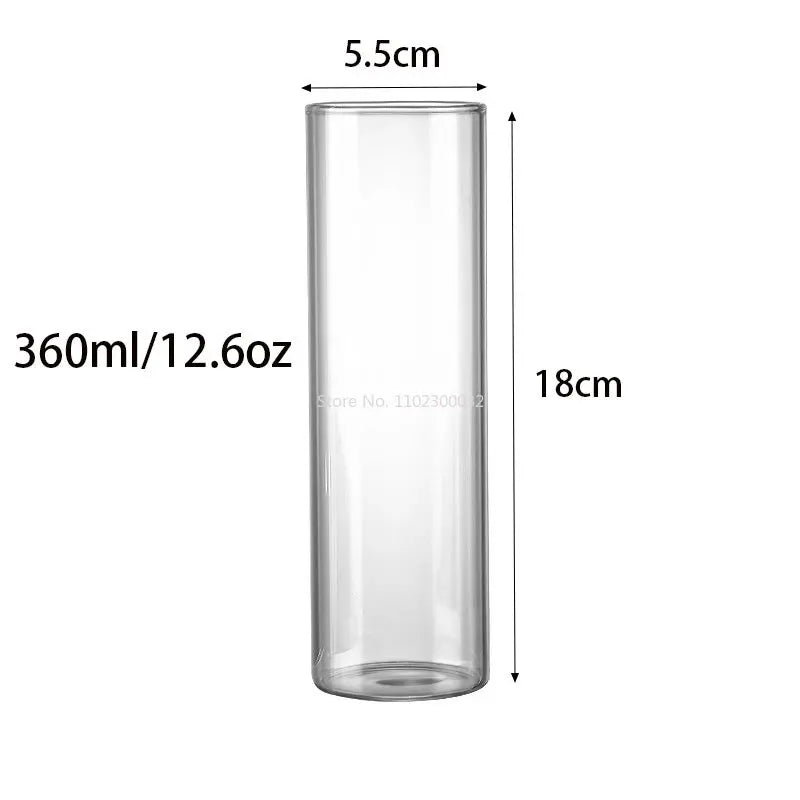 1PCS Cocktail Glass Japanese Style Straight Colin Glass Highball Long Island Iced Tea Glass Copo Long Drinking Glasses