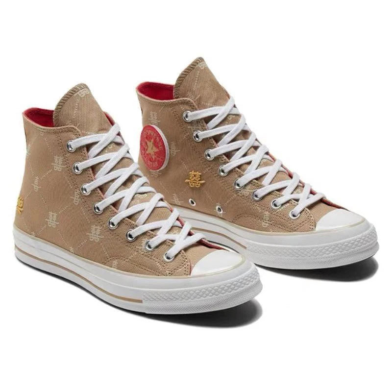 Converse Chuck Taylor All Star 1970s comfortable, trendy, non slip, wear-resistant high top canvas shoes for both men and women