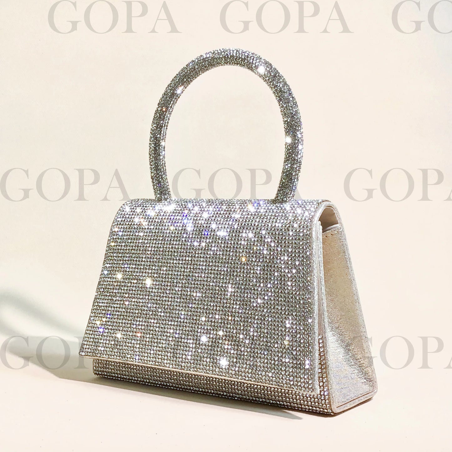 Women Lady Rhinestone Elegant Clutch Shoulderbag Handbag Handheld Purse Party Coctail Wedding Prom Birthday Silver Gold Black