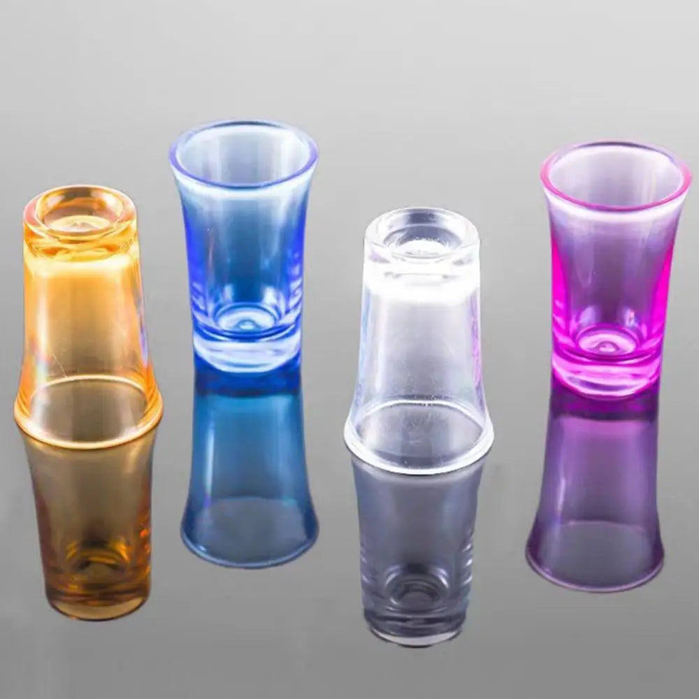 Drinking Tool Wedding Wine Glasses Cocktail Pint Vodka Cups Kitchen 1pcs NEW Shot Glass Plastic Spirits Shot Cup Party Bar Club