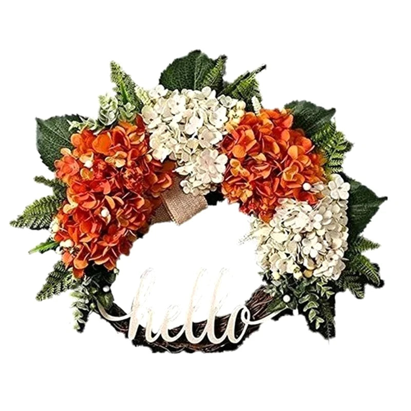 Fall Wreath, Wreath For Front Door, Hydrangea Wreath, Autumn Wreath, Wreath For Fall Decor Thanksgiving Autumn Easy Install