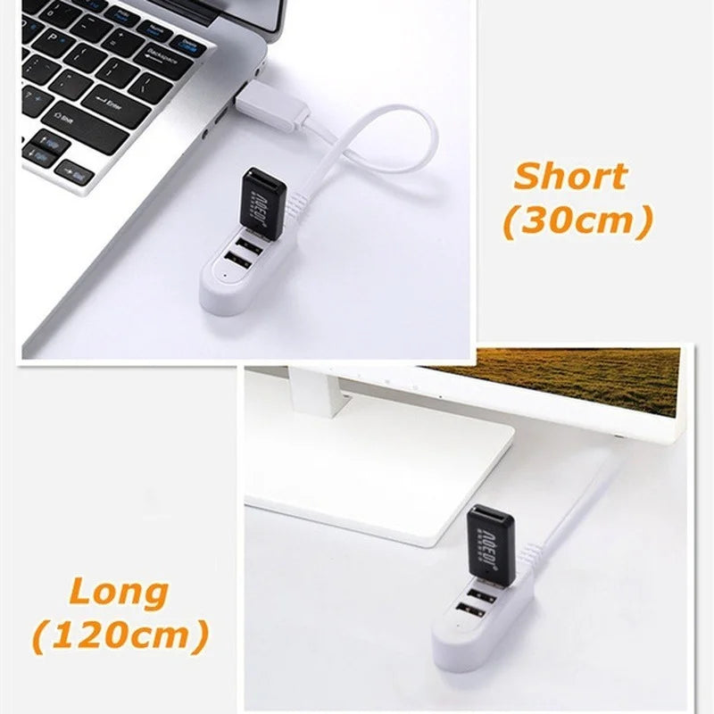 Usb Splitter New Micro USB Hub Multi-USB Port 3-port Hub USB High-speed Suitable for PC Computer Accessories