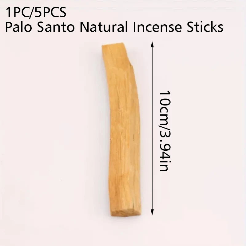 1Pc Peruvian Holy Wood Palo Santo Aura Spiritual Cultivation Aromatherapy Burning Releases a Unique Aroma for Yoga