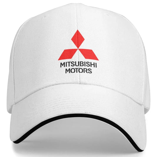 New Fashion Casual Baseball Cap Mitsubishis Motors Outdoor Sport Trucker Hat Summer Sun-Proof Unisex-Teens Classic Snapback Cap