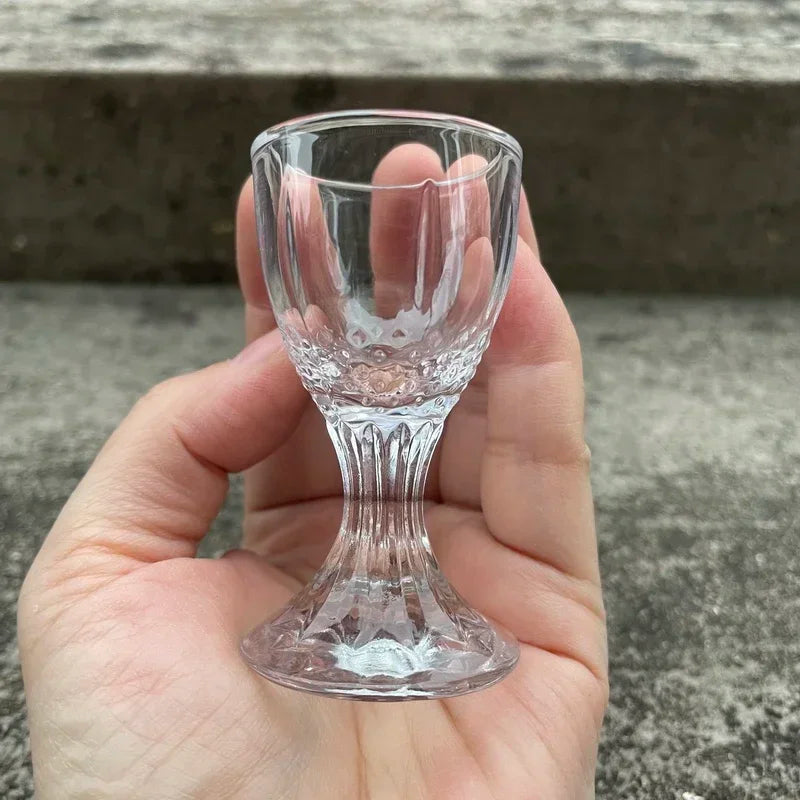 6pcs Crystal Wine Glasses Brandy Snifters Creative Spirits Mini Cup Party Drinking Charming Shot Glasses 10-15ml