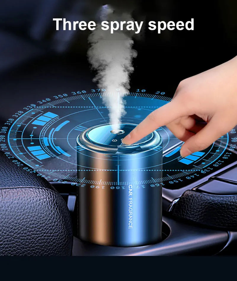 Car Perfume Humidifier Quick Fragrance Dispersal Car Diffuser Aroma Vehicle Fogging Aromatherapy Machine Essential Oil Spray