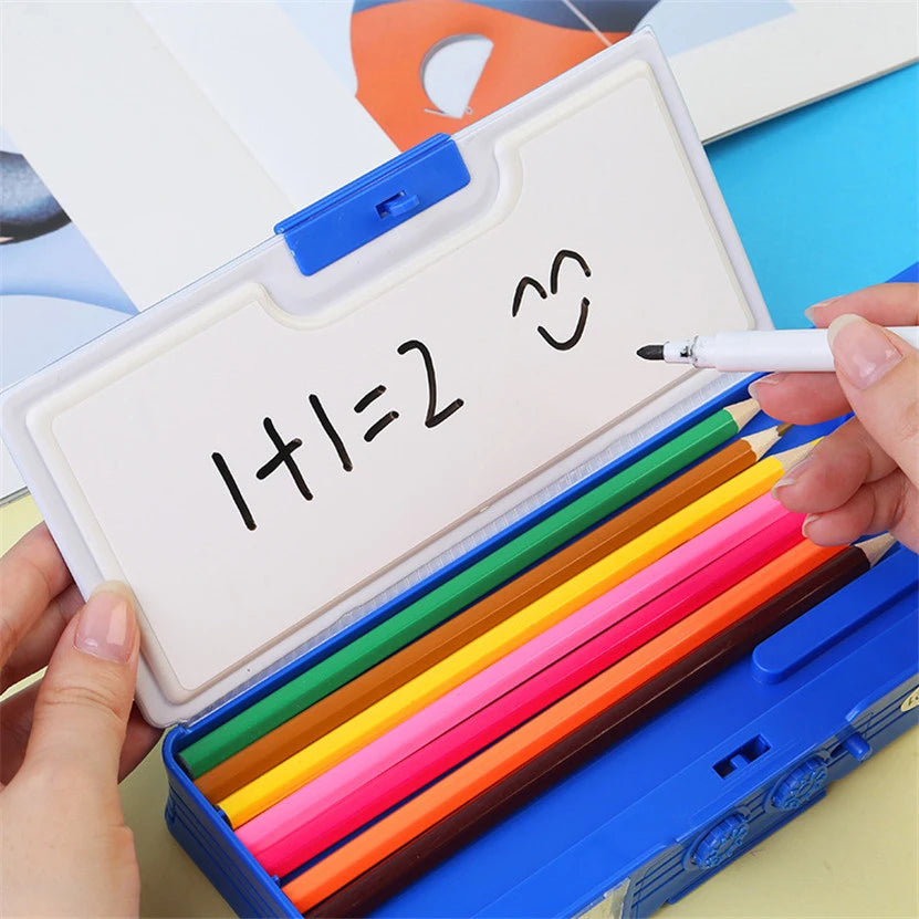 Pencil Case Password Multi Function Material Escolar Kawaii Cute Box Stationery School Supplies Etui Kalemlik Estuche Pencilcase