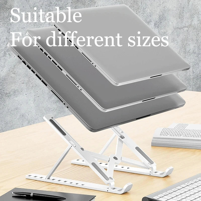 Laptop Stand Portable Foldable Notebook Support Holder For Computer Mac Pro Lifting Cooling Holder Non-slip Laptop Accessories