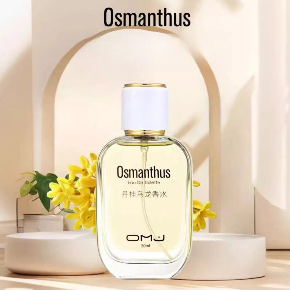 Gardenia & Osmanthus Perfume for Women - 50ml Floral Fruity Eau de Toilette, White Tea Infused, Long-Lasting Daytime Fragrance
