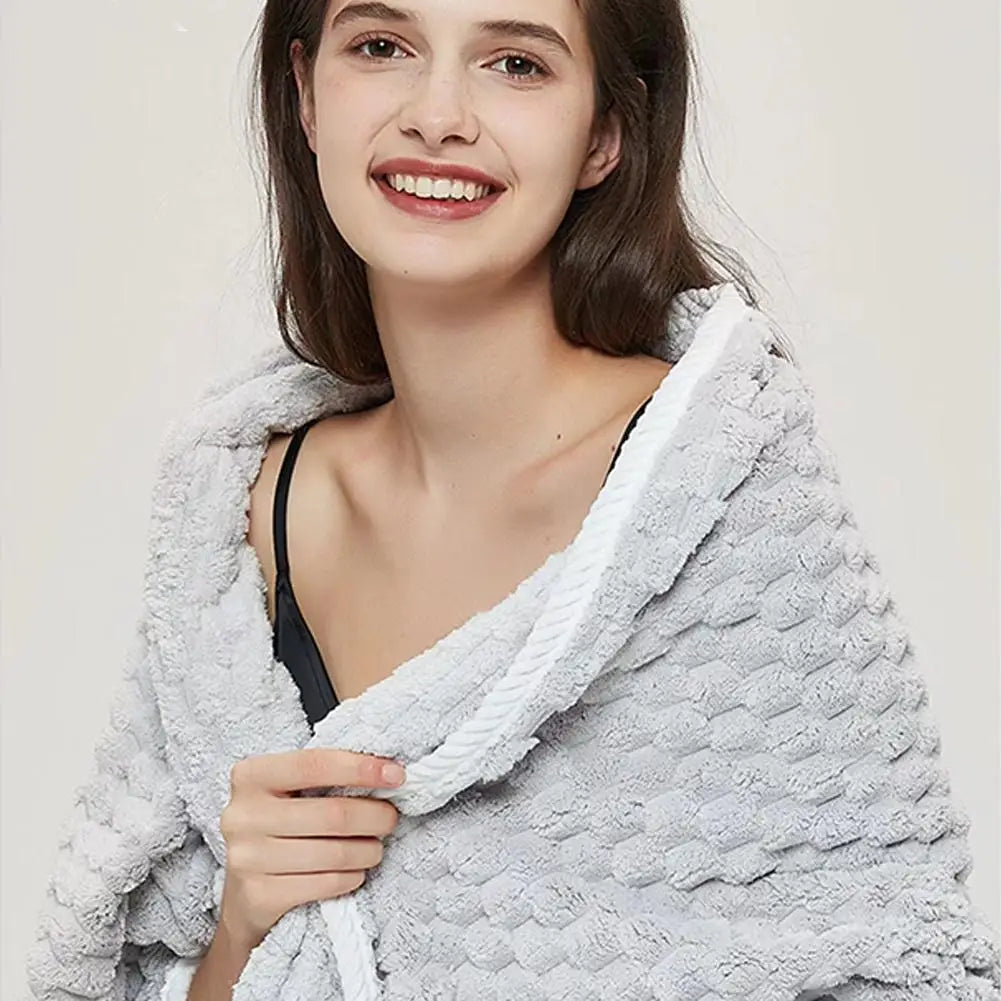 Coral Velvet Cloud Velvet Towel Thickened Bath Strong Water Absorption Quick-drying Skin-friendly Face Wash Towel