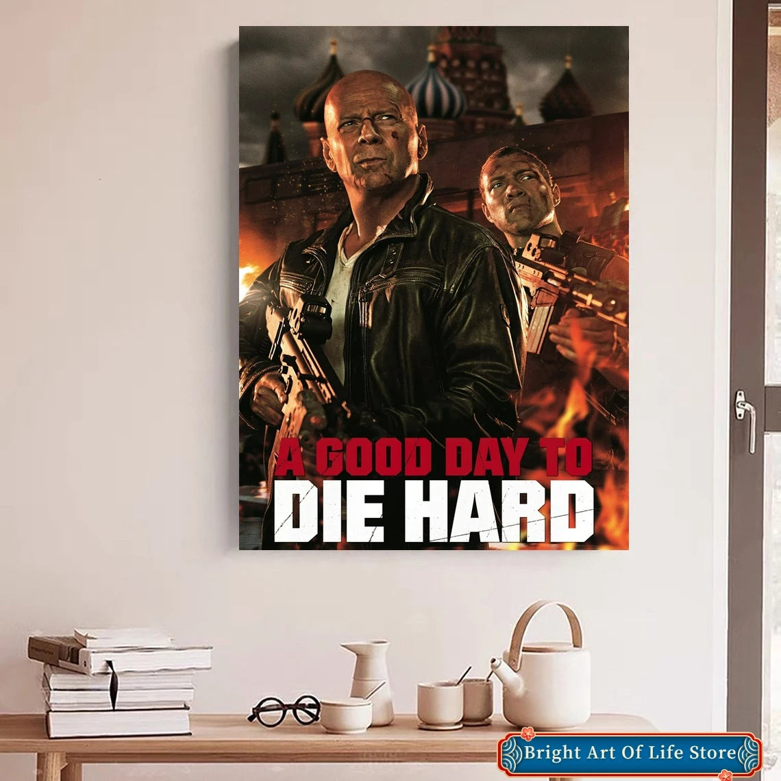 A Good Day to Die Hard (2013) Movie Poster Art Cover Star Photo Print Apartment Home Decor Wall Painting (No Frame)