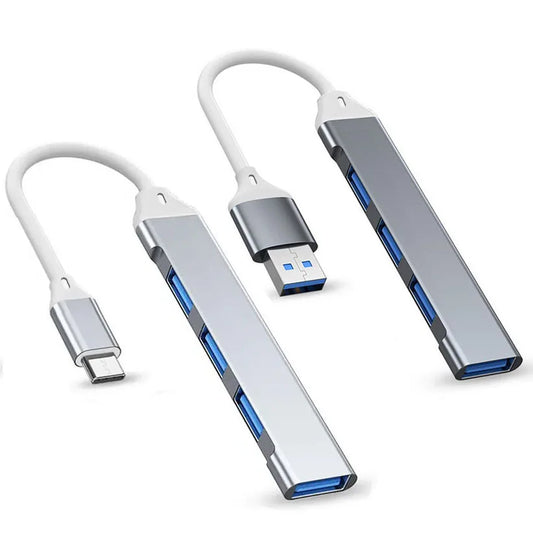 USB C HUB USB 3.0 HUB Type C 4 Port Multi Splitter Adapter OTG Macbook HUB Pro 13 15 Air Mi Pro for HUAWEI Computer Accessories