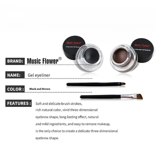 Eyebrow Gel Brow Cream Waterproof Smudge proof Long-lasting Eyebrow Pomade Highly Tint For Eyebrow Makeup Eye Liner Cream Beauty