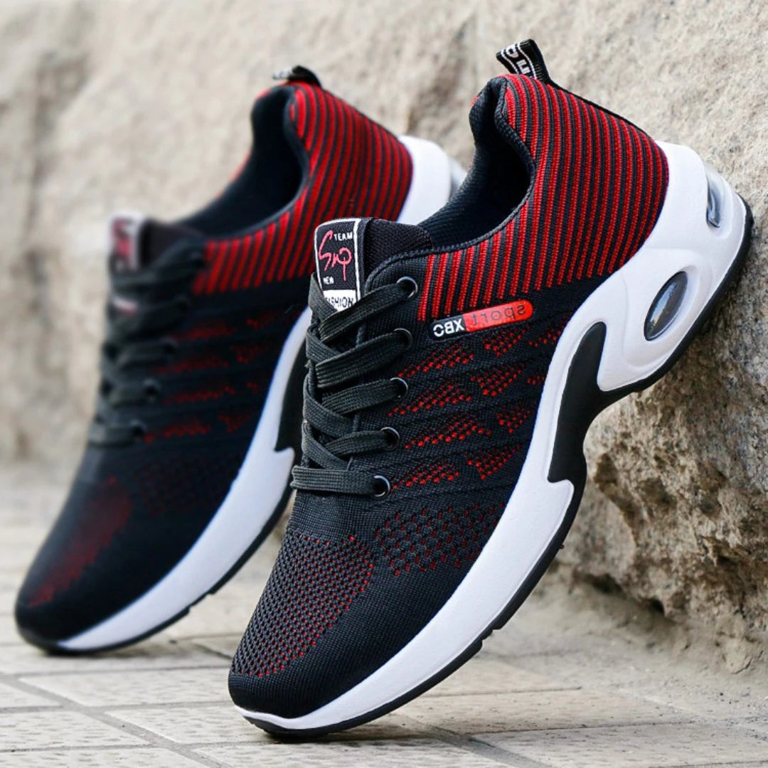 Shoes men new trend men's shoes breathable lace-up running shoes Korean version light casual sports shoes