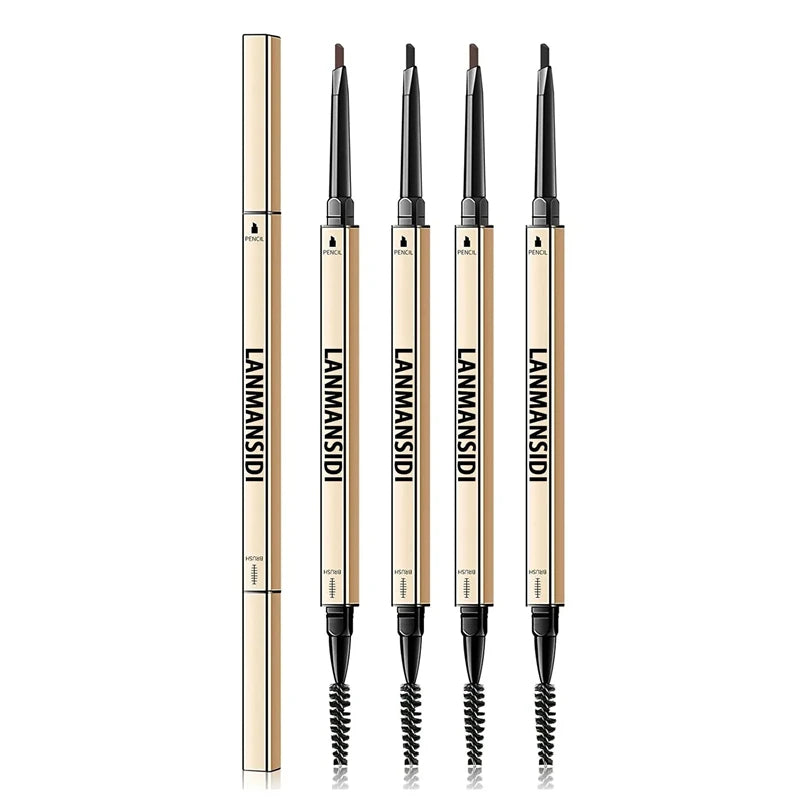 Eyebrows Pencil High Quality Professional Makeup Double Head Eye Brow Pen With Brush Cosmeticos New Beauty Waterproof Cosmetic